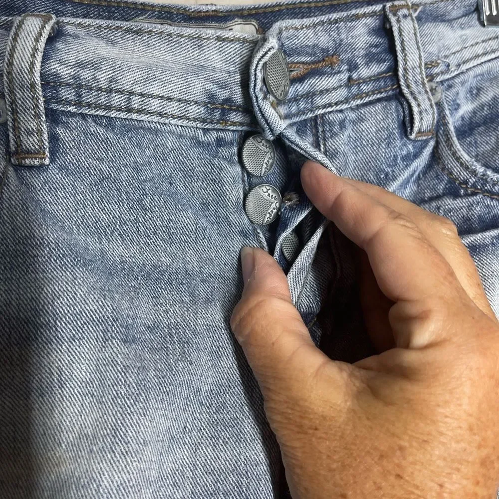 Free People denim jean cut‎ off shorts, size 24